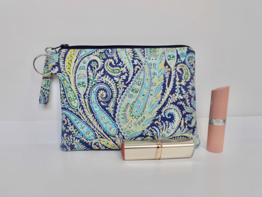 Make up bag in Liberty fabric paisley 