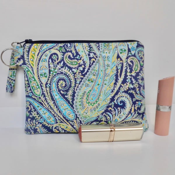 Make up bag in Liberty fabric paisley 