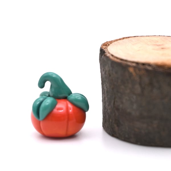 small glass pumpkin