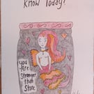 Small Prophets inspired original drawing 