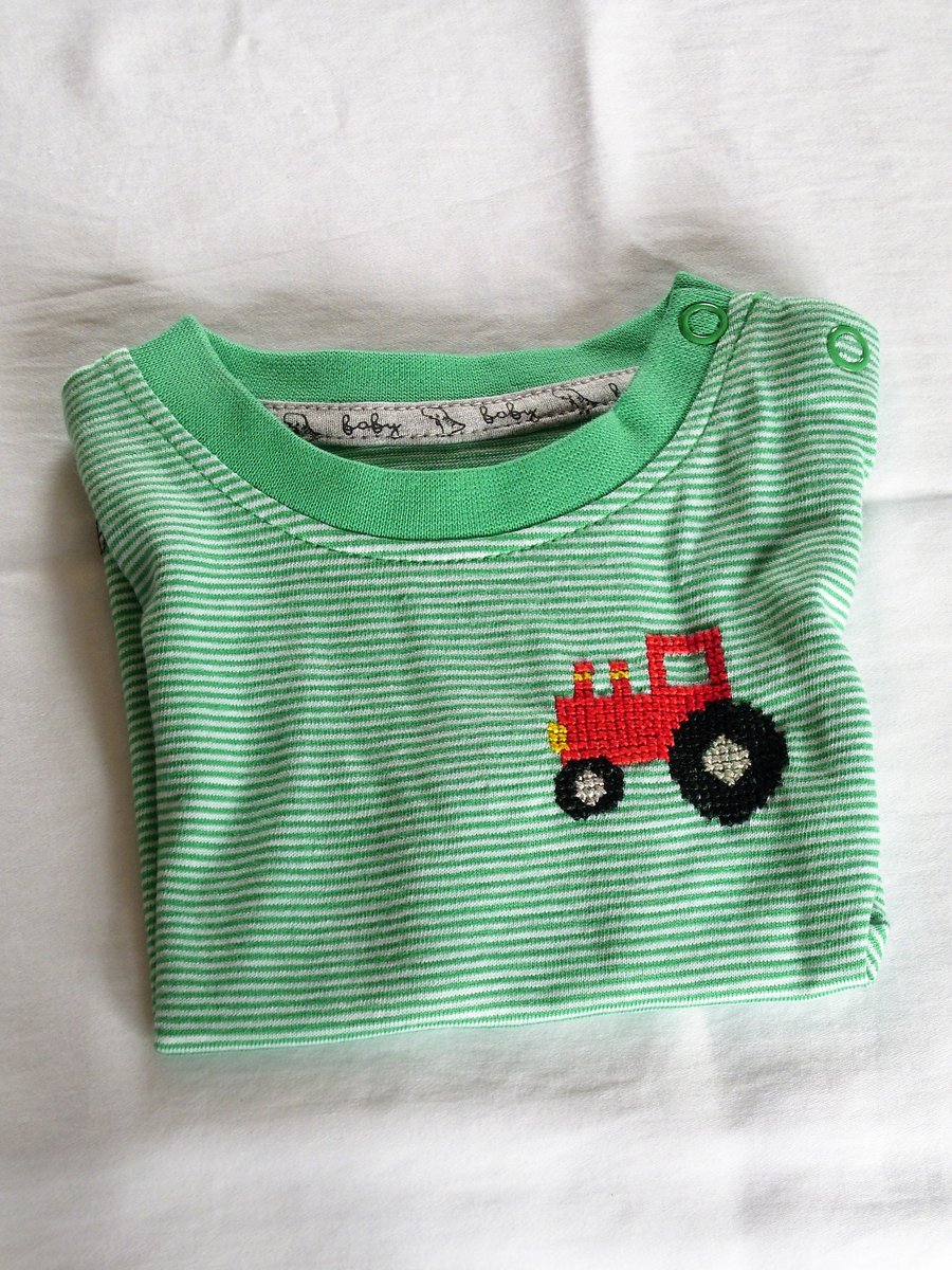Newborn Tractor T-shirt 