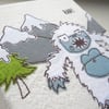 embroidered yeti