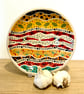 DECORATIVE CERAMIC SPICE PLATE - Image 1