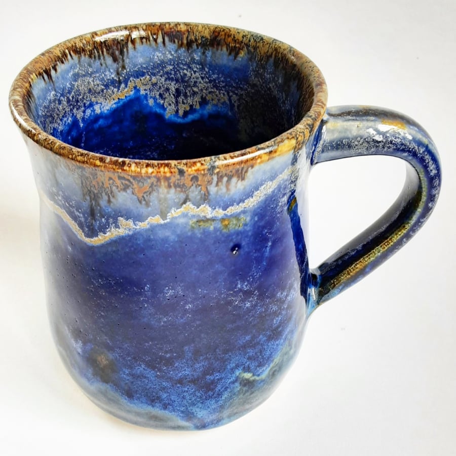 Blue Wave Ceramic Mug 
