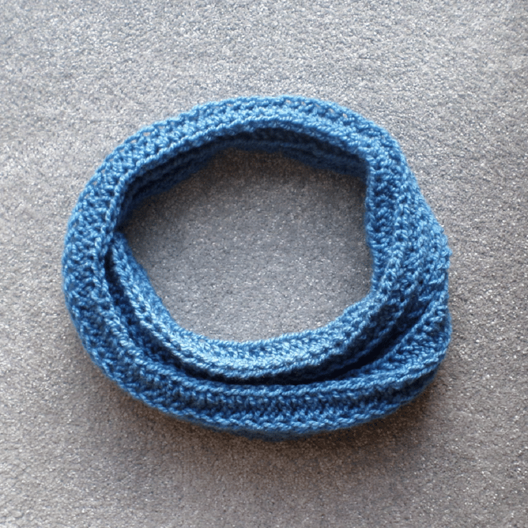 KNITTING PATTERN PDF Denim Scarf