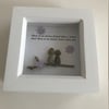 Sister's Pebble Artwork Gift, Sister Gifts, Handmade Sister Frame, Family Handma