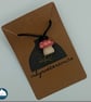 Flat top Toadstool Ceramic Necklace