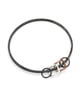 Rafaela by Fedha - oxidised silver bangle with silver and copper charms - Image 1