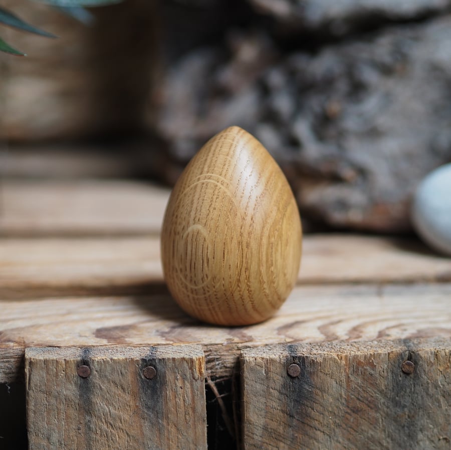 Miniature pocket keepsake made from a beautiful piece of Oak.