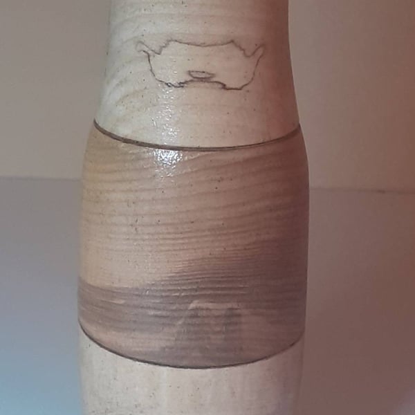 Sycamore & Ash Wooden Vase – Rustic Home Décor