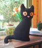 Schrodinger's Cat Crochet Mini Cushion - Image 2