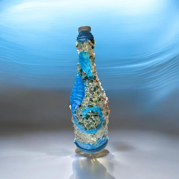Agate Seahorse Bottle