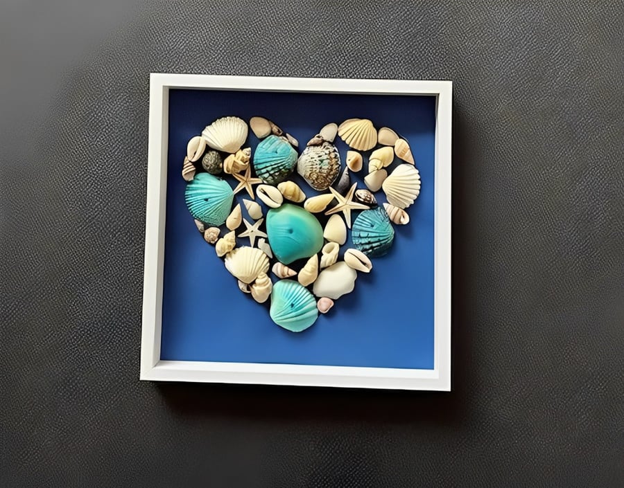 Seashells in a Heart Shape