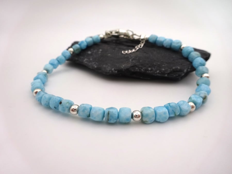 larimar gemstone bracelet