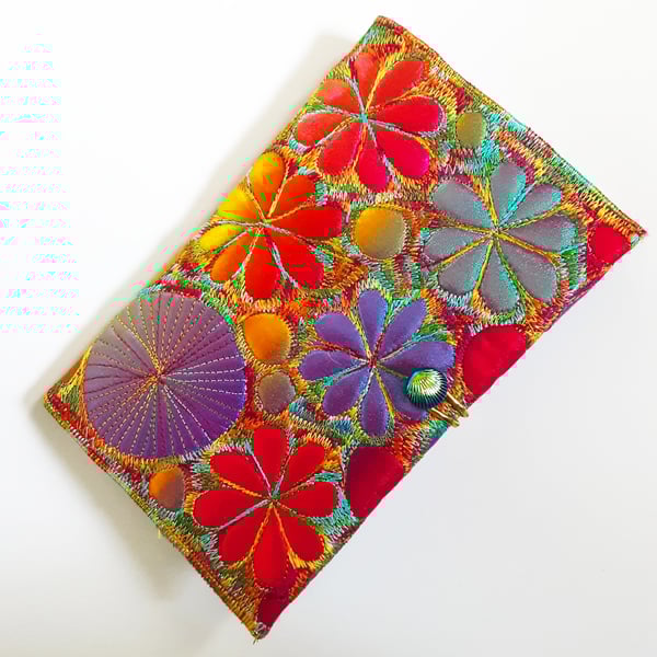 Textile Book Cover and Notebook 