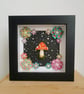 Fly Agaric Mushroom and Flowers - Original Low Relief Artwork - Image 7