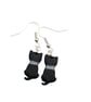 Black Cat Earrings, Polymer Clay Halloween Jewellery - Image 3