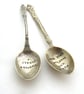 Two Rude Sweary Xmas Spoons, Handstamped Apostle Spoons, Mature Content - Image 2