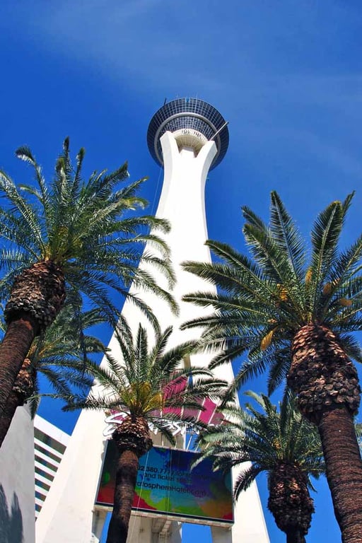Stratosphere Tower Las Vegas Nevada America Photograph Print