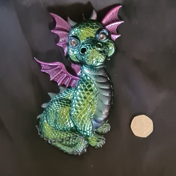 Baby Dragon Wall Hanger Ornament 