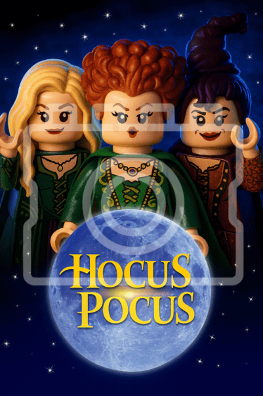 HOCUS POCUS - LEGO-Inspired A4 Movie Poster Print - Ready to Frame