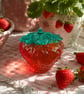 A Strawberry That Will Outlive Us All – Handmade Resin Trinket Pot