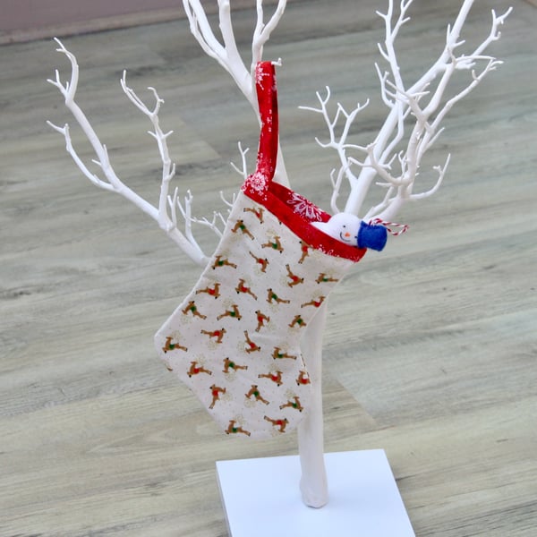 Small Hanging Christmas Stocking