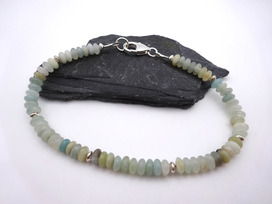 amazonite gemstone bracelet