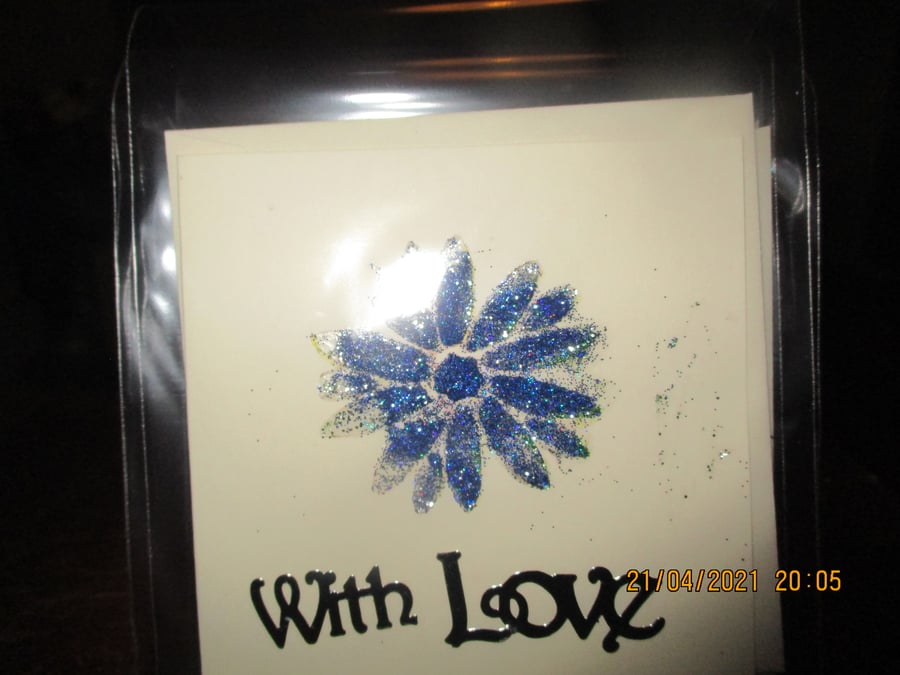 With Love Flower Card