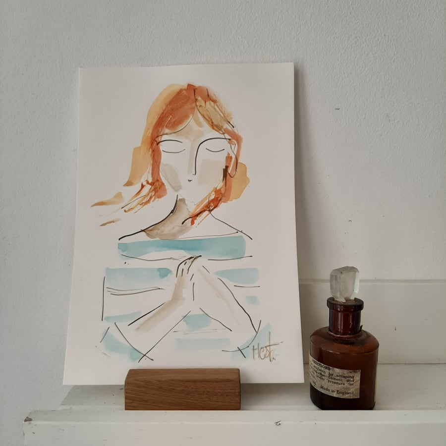 Original ink drawing ' morwenna'