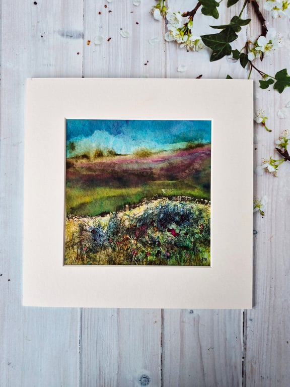 "Silent fields" an original artwork