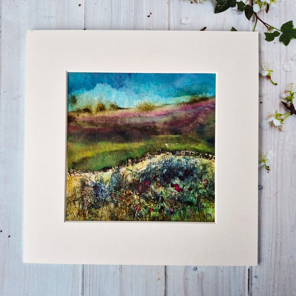 "Silent fields" an original artwork