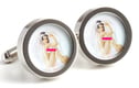 Nudes and pinups cufflinks