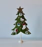 'Christmas Tree on a Wooden Stand Four'