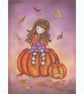 Bothy Threads Santoro Gorjuss 'Pumpkin Perch' Cross Stitch Kit
