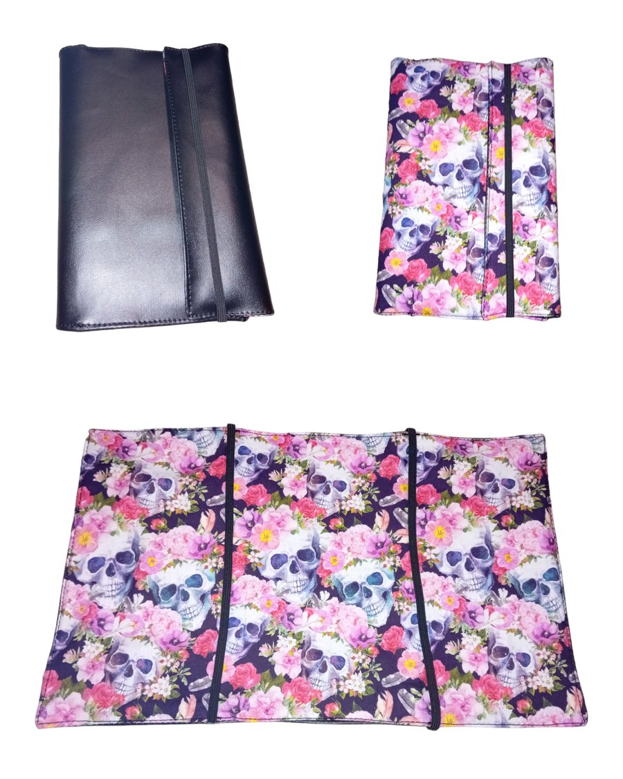 Reversible reusable notebook cover