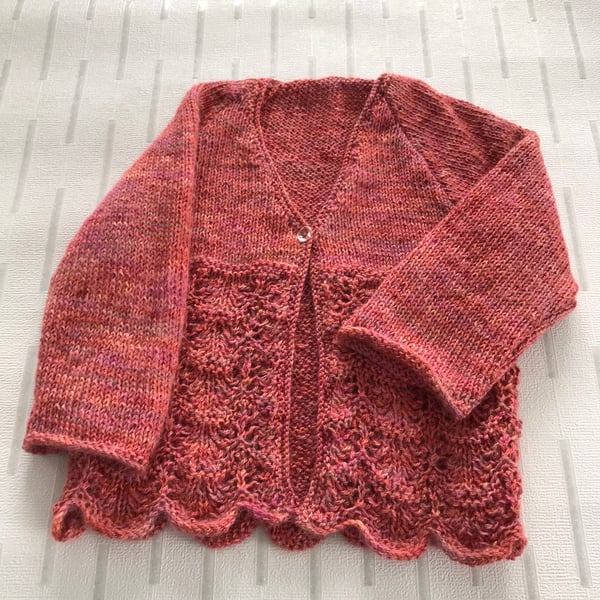 Exquisite cardigan in a luxury yarn