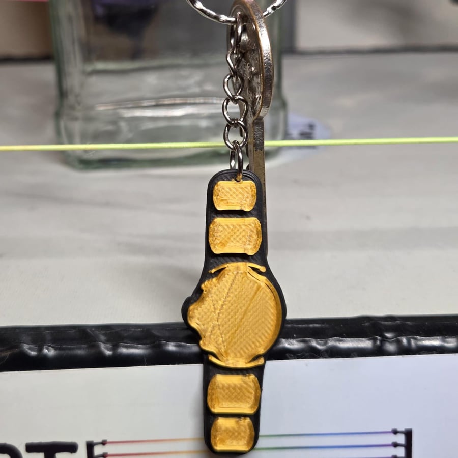 Winged Eagle Wrestling Title Keyring: WWE Jewellery