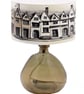 Town House Design Lampshade Art Lampshade - Lamp shade - Fine Art gift Lamp Shad