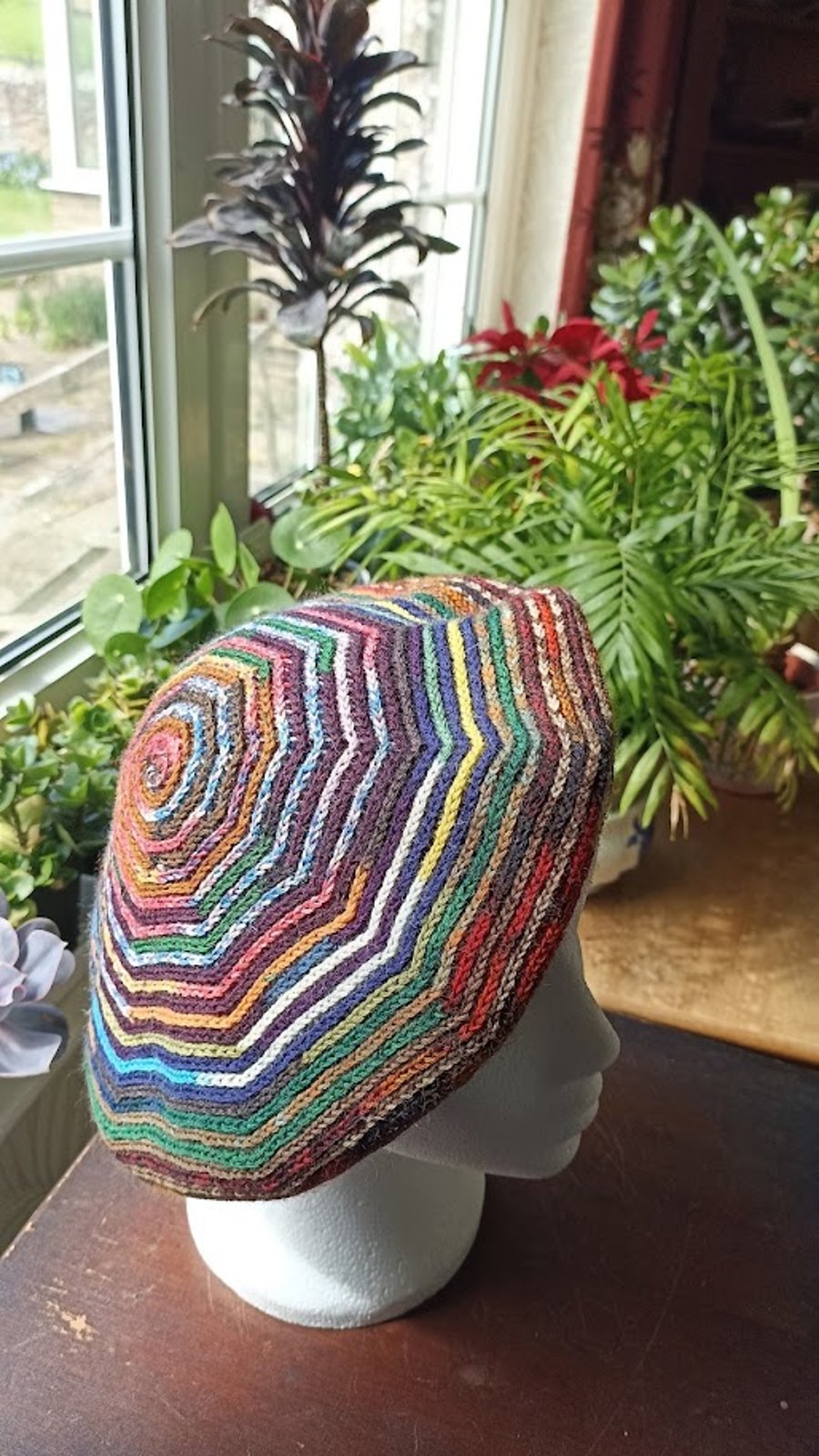 Hand crocheted French beret  