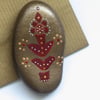 Hand painted stone/paperweight (7)