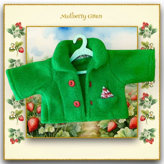 Emerald Green Fleece Jacket