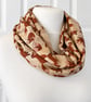 Cute Fox Infinity Scarf, 100% cotton  - Image 4