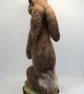 Moon Gazing Hare Needle Felt Ornament, Wool Sculpture - Image 4