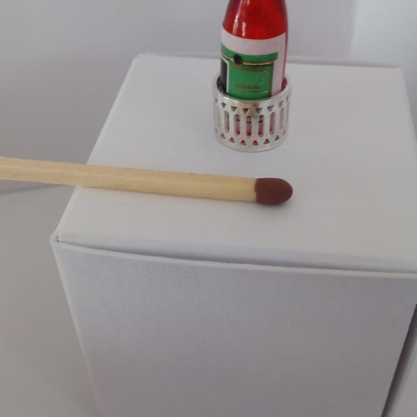 12th scale Silver Wine Coaster