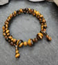Tigers Eye memory wire bracelet - Image 3