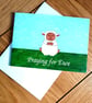 A6 Praying For Ewe Greeting Card  - Image 2