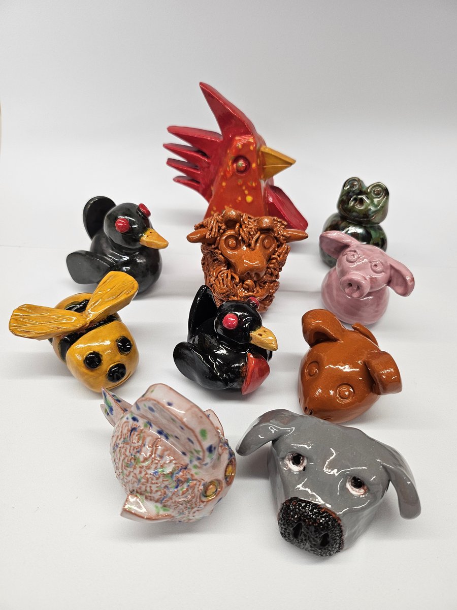 Cane Tops for Your Bamboo Sticks - Animal Collection