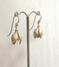 Snowdrop earrings made from Silver