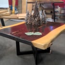 French Polished Ebonised Sequoia Coffee Table